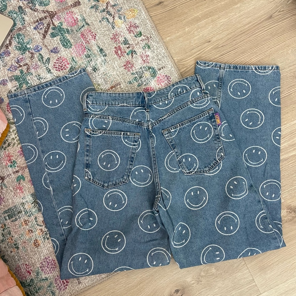 Smiley x H&M baggy straight leg Jeans